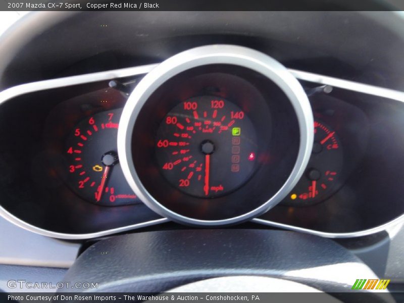 Copper Red Mica / Black 2007 Mazda CX-7 Sport