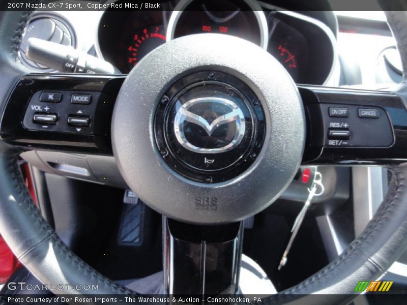 Copper Red Mica / Black 2007 Mazda CX-7 Sport