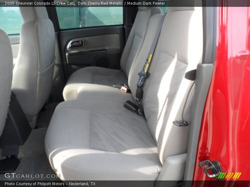 Dark Cherry Red Metallic / Medium Dark Pewter 2005 Chevrolet Colorado LS Crew Cab