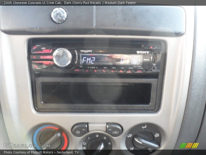 Dark Cherry Red Metallic / Medium Dark Pewter 2005 Chevrolet Colorado LS Crew Cab