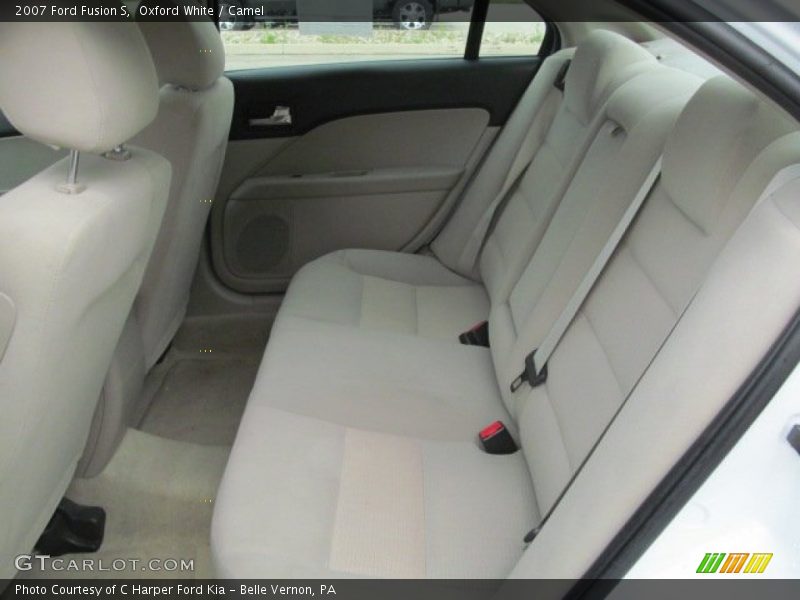Oxford White / Camel 2007 Ford Fusion S
