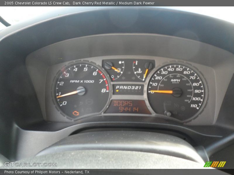 Dark Cherry Red Metallic / Medium Dark Pewter 2005 Chevrolet Colorado LS Crew Cab