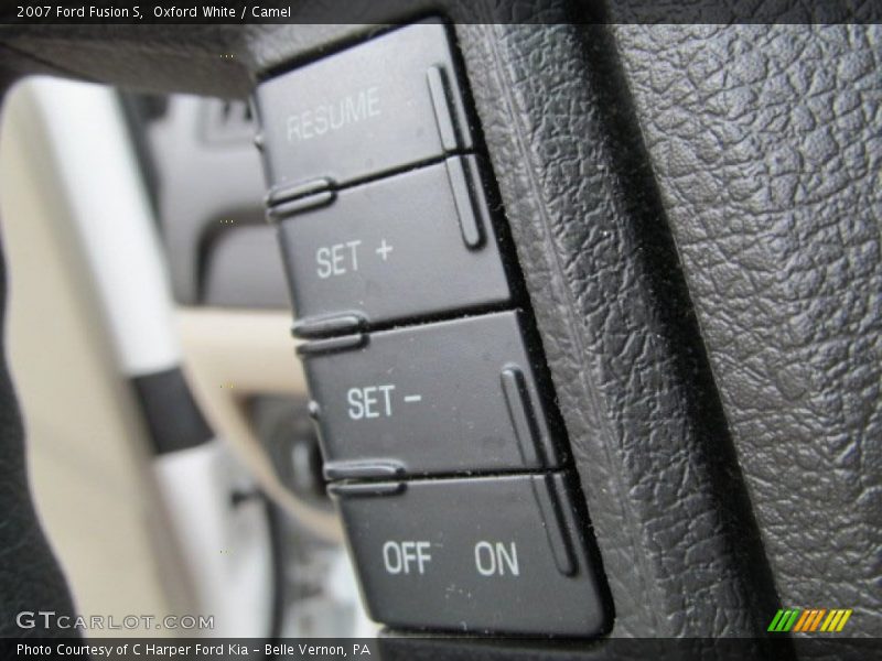 Oxford White / Camel 2007 Ford Fusion S