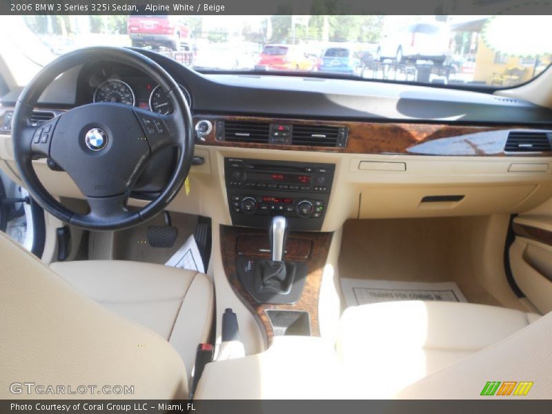 Alpine White / Beige 2006 BMW 3 Series 325i Sedan