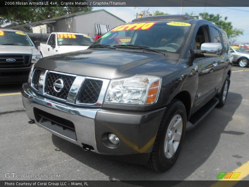 Granite Metallic / Graphite/Titanium 2006 Nissan Armada LE 4x4