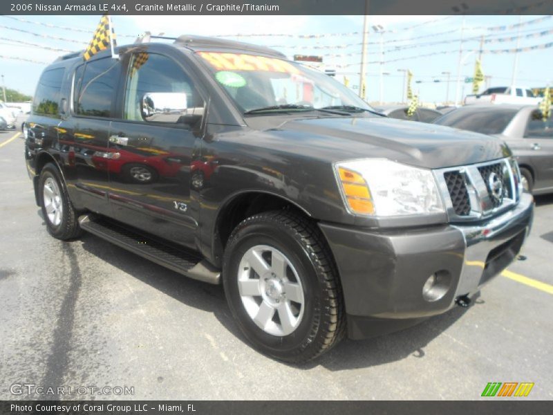 Granite Metallic / Graphite/Titanium 2006 Nissan Armada LE 4x4