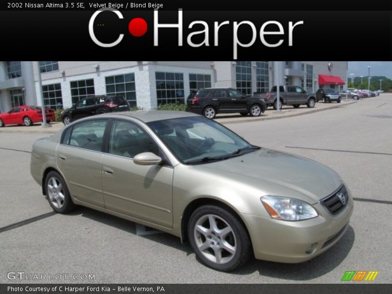 Velvet Beige / Blond Beige 2002 Nissan Altima 3.5 SE