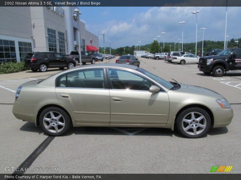Velvet Beige / Blond Beige 2002 Nissan Altima 3.5 SE