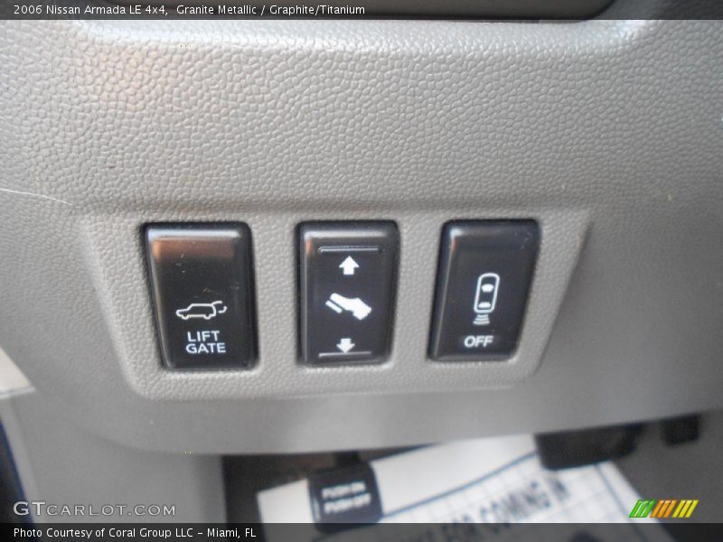 Granite Metallic / Graphite/Titanium 2006 Nissan Armada LE 4x4