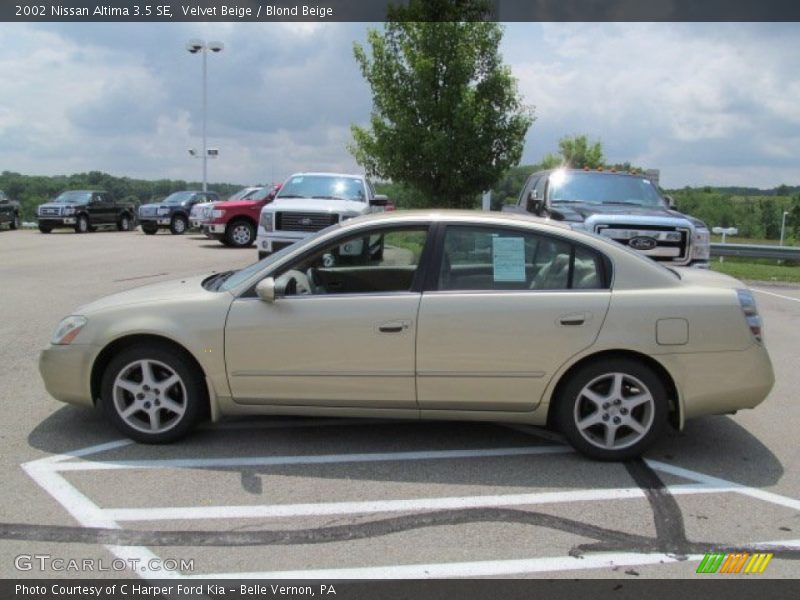 Velvet Beige / Blond Beige 2002 Nissan Altima 3.5 SE