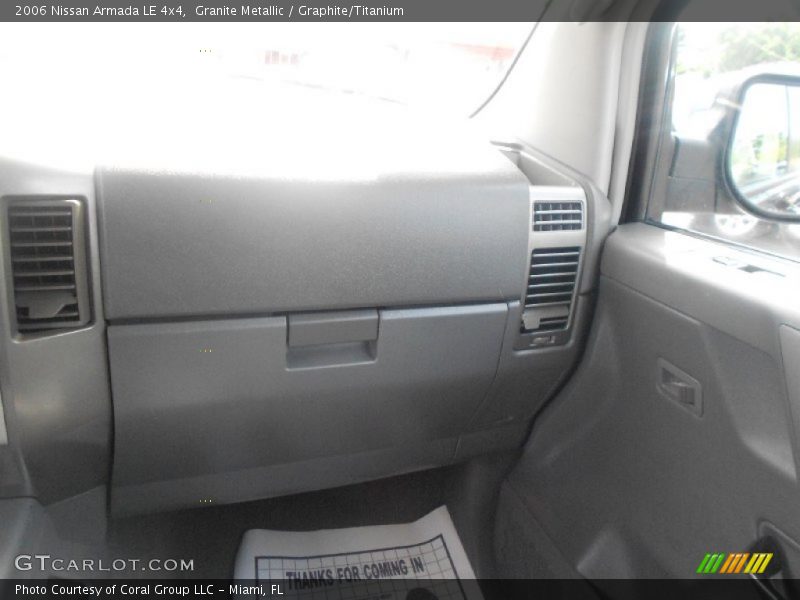 Granite Metallic / Graphite/Titanium 2006 Nissan Armada LE 4x4