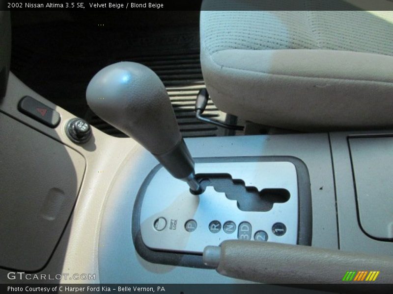 Velvet Beige / Blond Beige 2002 Nissan Altima 3.5 SE