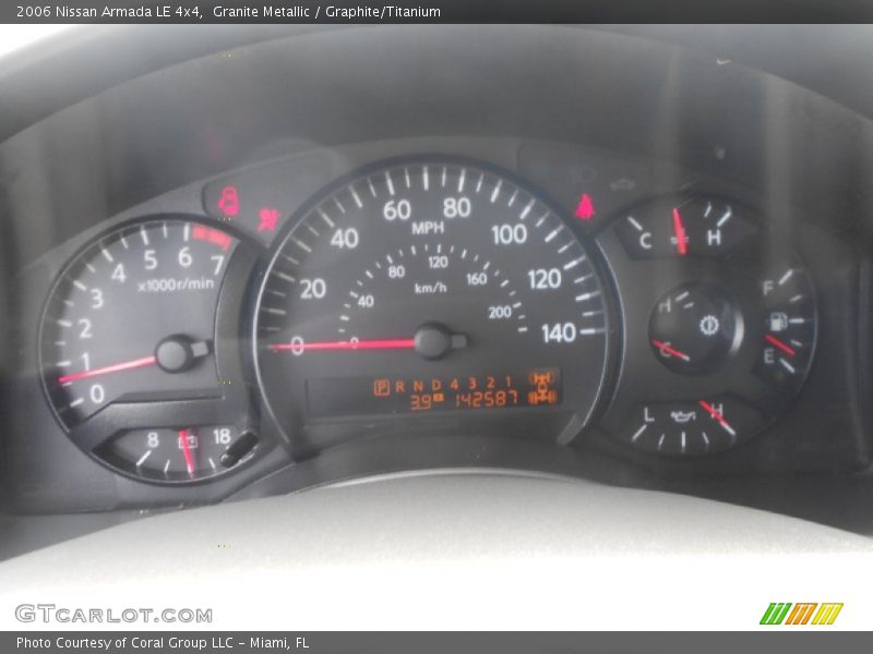 Granite Metallic / Graphite/Titanium 2006 Nissan Armada LE 4x4