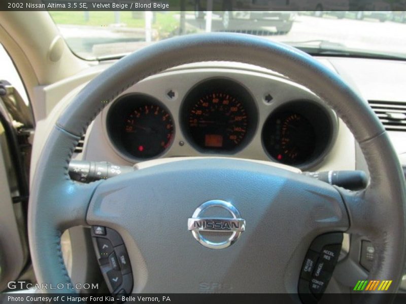 Velvet Beige / Blond Beige 2002 Nissan Altima 3.5 SE