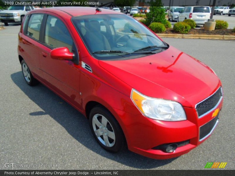 Victory Red / Charcoal 2009 Chevrolet Aveo Aveo5 LT