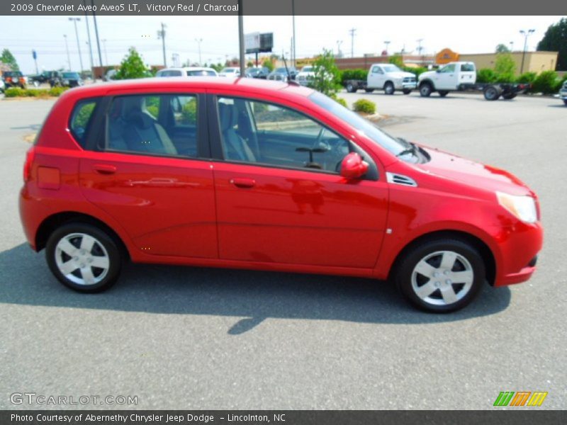 Victory Red / Charcoal 2009 Chevrolet Aveo Aveo5 LT