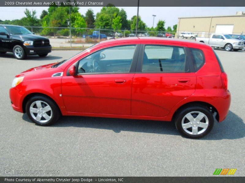 Victory Red / Charcoal 2009 Chevrolet Aveo Aveo5 LT