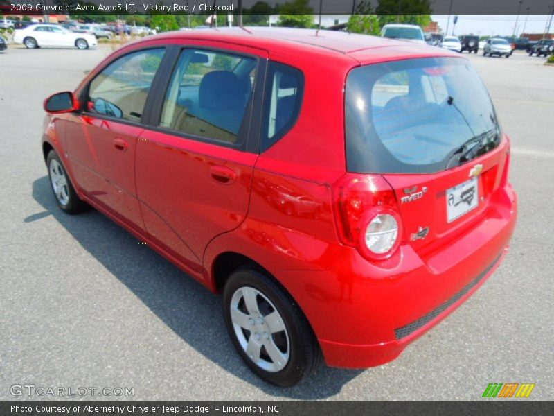 Victory Red / Charcoal 2009 Chevrolet Aveo Aveo5 LT