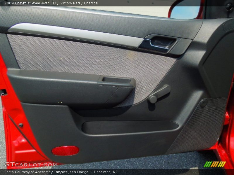 Victory Red / Charcoal 2009 Chevrolet Aveo Aveo5 LT