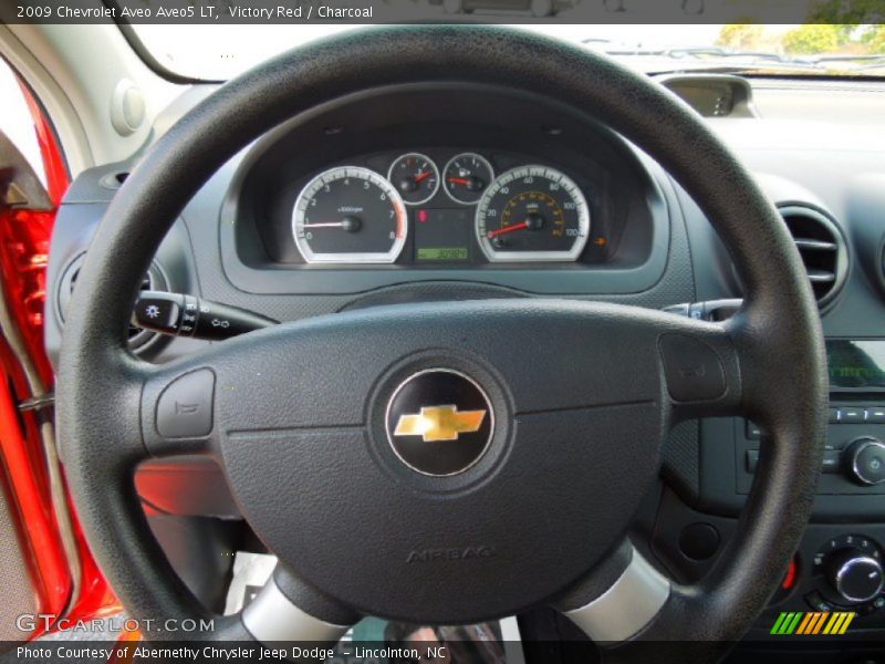 Victory Red / Charcoal 2009 Chevrolet Aveo Aveo5 LT