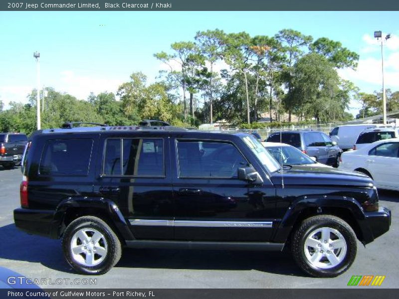 Black Clearcoat / Khaki 2007 Jeep Commander Limited