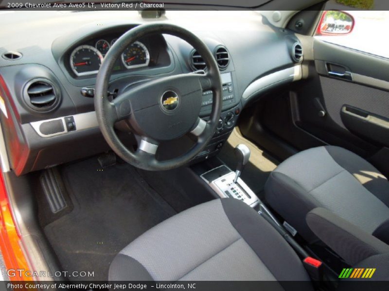 Victory Red / Charcoal 2009 Chevrolet Aveo Aveo5 LT