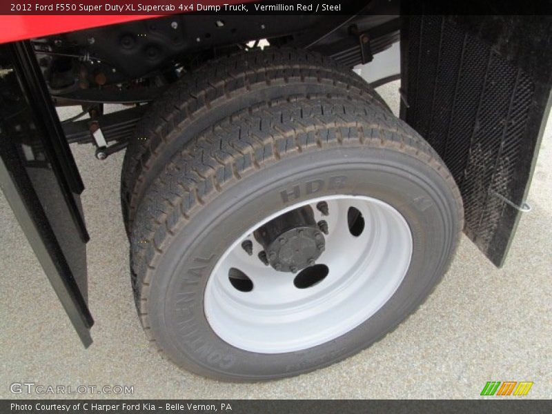  2012 F550 Super Duty XL Supercab 4x4 Dump Truck Wheel