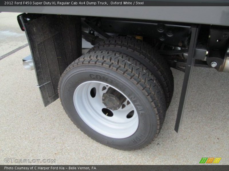 Oxford White / Steel 2012 Ford F450 Super Duty XL Regular Cab 4x4 Dump Truck