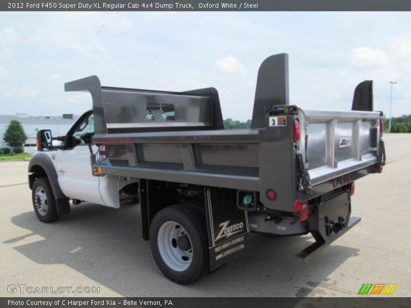 Oxford White / Steel 2012 Ford F450 Super Duty XL Regular Cab 4x4 Dump Truck
