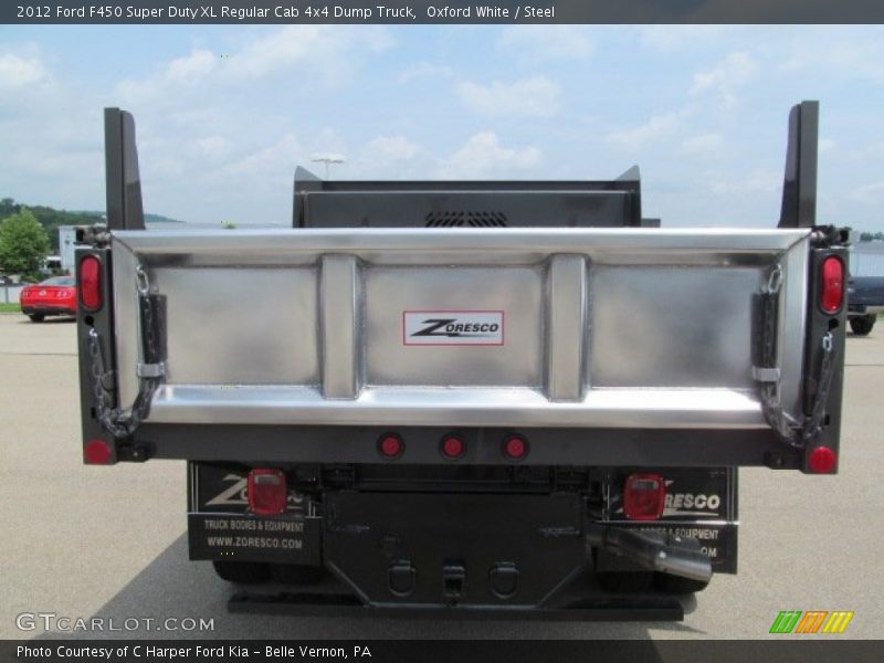 Oxford White / Steel 2012 Ford F450 Super Duty XL Regular Cab 4x4 Dump Truck