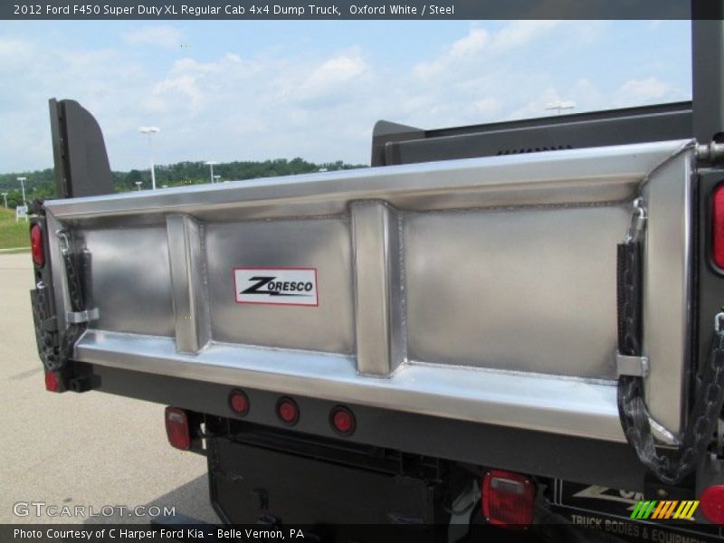 Oxford White / Steel 2012 Ford F450 Super Duty XL Regular Cab 4x4 Dump Truck