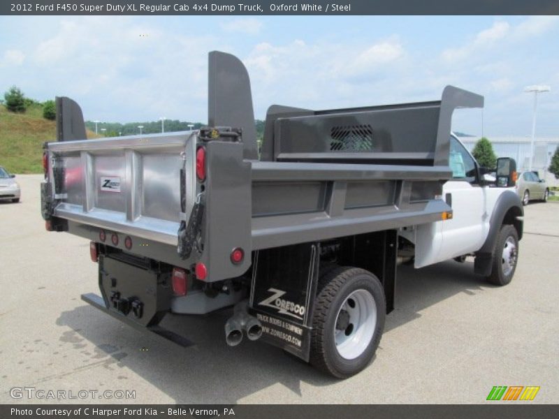 Oxford White / Steel 2012 Ford F450 Super Duty XL Regular Cab 4x4 Dump Truck
