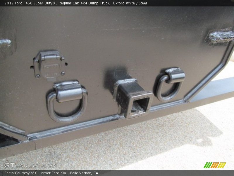 Oxford White / Steel 2012 Ford F450 Super Duty XL Regular Cab 4x4 Dump Truck