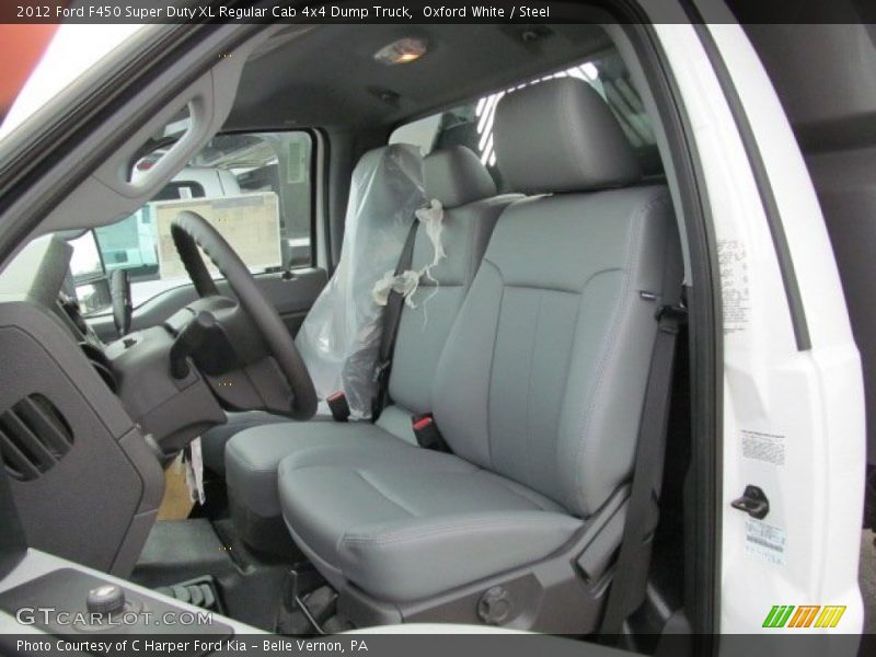 Oxford White / Steel 2012 Ford F450 Super Duty XL Regular Cab 4x4 Dump Truck