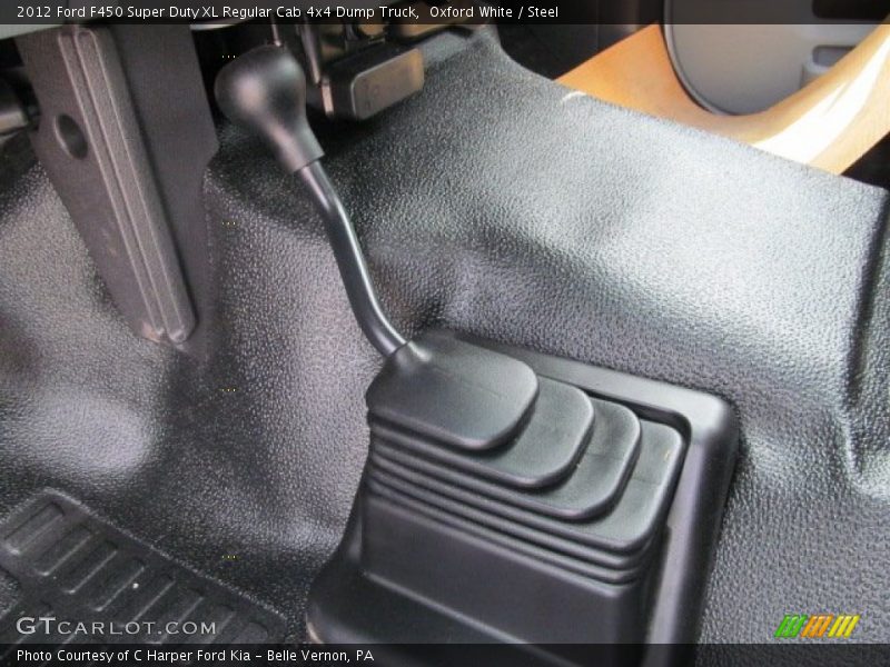 Oxford White / Steel 2012 Ford F450 Super Duty XL Regular Cab 4x4 Dump Truck
