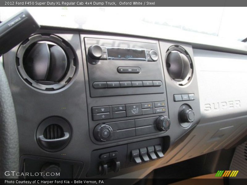 Oxford White / Steel 2012 Ford F450 Super Duty XL Regular Cab 4x4 Dump Truck