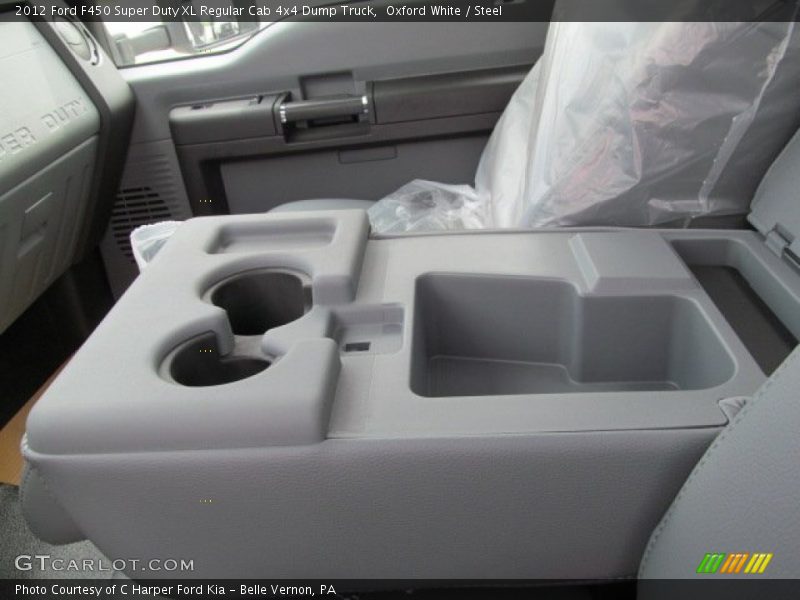 Oxford White / Steel 2012 Ford F450 Super Duty XL Regular Cab 4x4 Dump Truck
