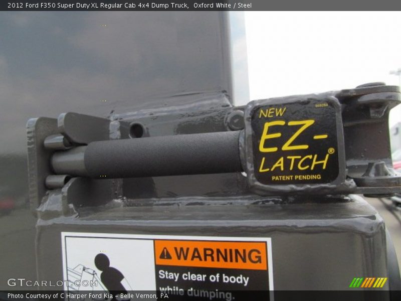 Oxford White / Steel 2012 Ford F350 Super Duty XL Regular Cab 4x4 Dump Truck