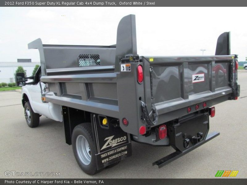 Oxford White / Steel 2012 Ford F350 Super Duty XL Regular Cab 4x4 Dump Truck