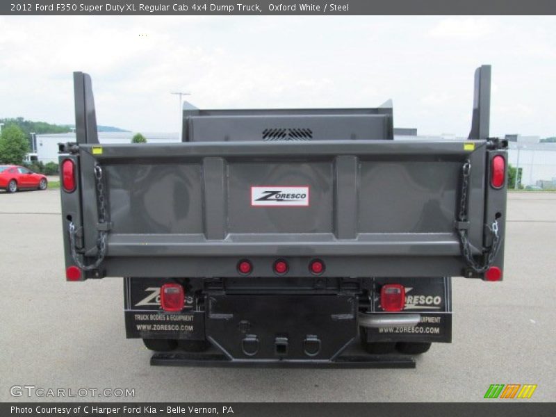 Oxford White / Steel 2012 Ford F350 Super Duty XL Regular Cab 4x4 Dump Truck