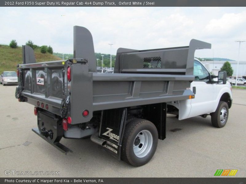 Oxford White / Steel 2012 Ford F350 Super Duty XL Regular Cab 4x4 Dump Truck