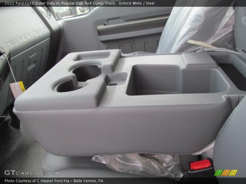 Oxford White / Steel 2012 Ford F350 Super Duty XL Regular Cab 4x4 Dump Truck