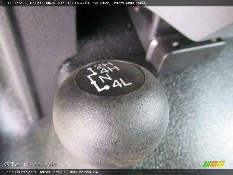 Oxford White / Steel 2012 Ford F350 Super Duty XL Regular Cab 4x4 Dump Truck