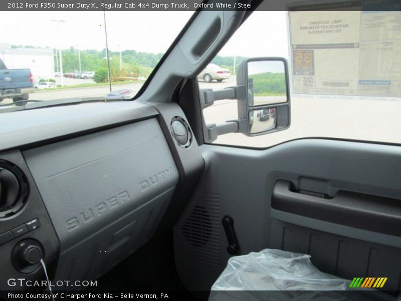 Oxford White / Steel 2012 Ford F350 Super Duty XL Regular Cab 4x4 Dump Truck
