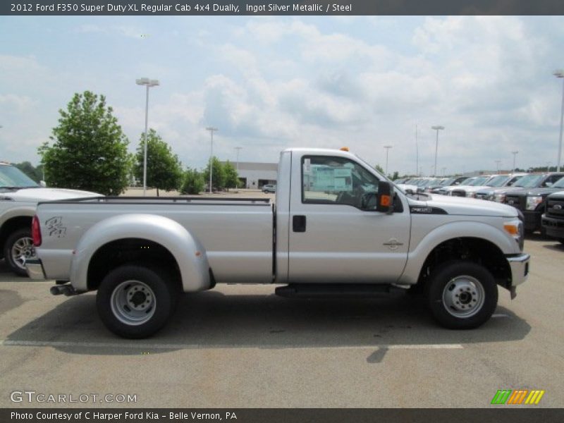  2012 F350 Super Duty XL Regular Cab 4x4 Dually Ingot Silver Metallic