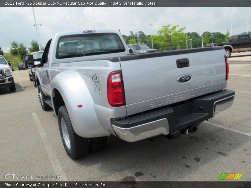  2012 F350 Super Duty XL Regular Cab 4x4 Dually Ingot Silver Metallic