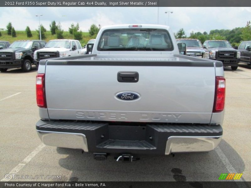 Ingot Silver Metallic / Steel 2012 Ford F350 Super Duty XL Regular Cab 4x4 Dually