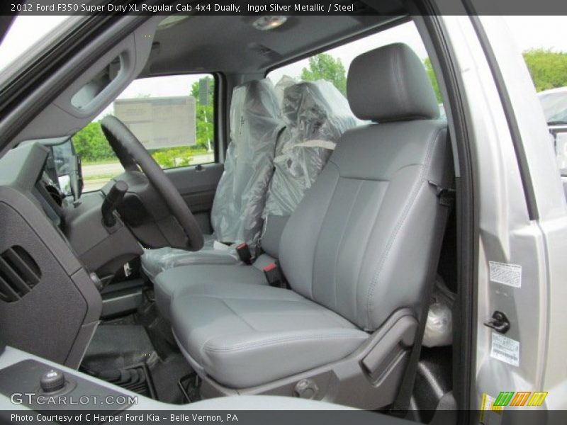  2012 F350 Super Duty XL Regular Cab 4x4 Dually Steel Interior