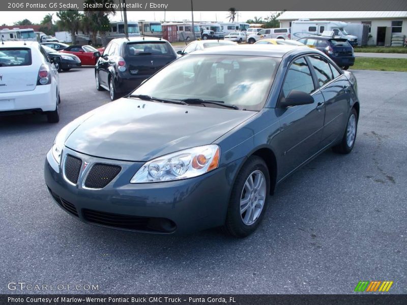 Stealth Gray Metallic / Ebony 2006 Pontiac G6 Sedan