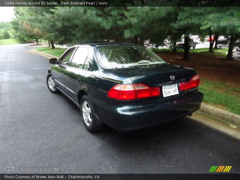 Dark Emerald Pearl / Ivory 1999 Honda Accord EX Sedan